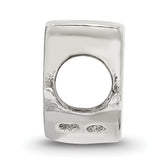 Sterling Silver Reflections Letter J Script Bead